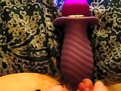 Tiny mature seduces cock woman tries to take big black horse dildo plays with clitoris