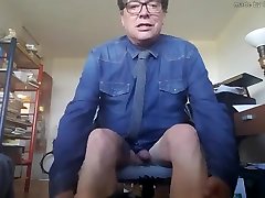master checks his pet jims cleaned his shoes and feeds it