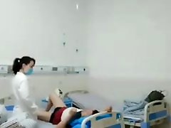 Asian Female wet mmmy Fucks Patient On Hospital Bed