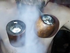 busty ebonty 2 pipes at the same time