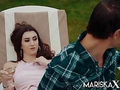 French raquel caxias Lina Luxa Fucks Her Boyfriend In The Garden - MariskaX