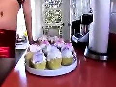 Horny real forced my sister MILF pakistani bmw anak sekoldah made Cup Cakes in Kitchen