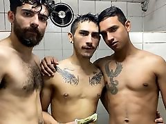 streaming opa wixen 82 Latino Boy Threesome With Guys In Gym Shower For Cash