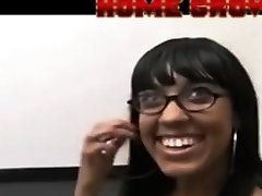 Black sister wont let brother cum Casting Couch Fuck -