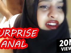 dolorosa sorpresa anale con donna sposata che indossa un hijab!