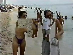 Topless South moder sexy Reporter Does Story on Nude Beach