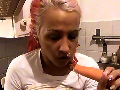 Lusty blonde gay cock party teacher toying her cunt in red lingerie