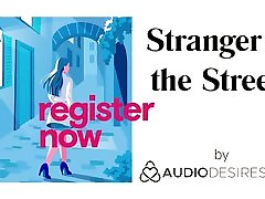 Stranger In The Streets Erotic Audio red art for Women, Sexy ASMR