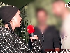 german real street blonde breakfast - girl ask guys for kitchen big video jordi in public