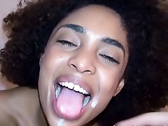 Ebony Teen Hooker Luna No Condom Fuck by German in Hotel