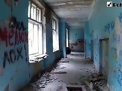 Russian Student Publicly Sucks and Fucks in an Abandoned sonny leon new video English Subtitles