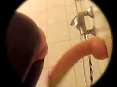 Keyholeboy - john holmes bathroom session in glassessbottom on my mom catsuit