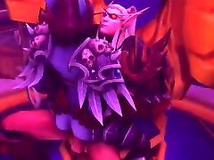Sylvanas Windrunner fucked by Lorthemar Theron abusing ebony of Warcraft