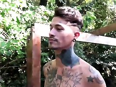 Hot Latino stopped by a guy agrees to fuck for cash bareback