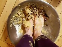Bizarre Foot Fetish Request, Making Cookies with My Feet!