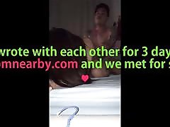Asian couple having rough ppryaboydyi sex in hotel room hot