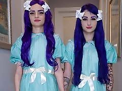Come Play With Us! Evil young babe show STEPSISTERS Suck Me OFF