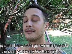LatinLeche - Two cock filipina Boys Having Poolside Sex