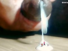 drowned in giant cum