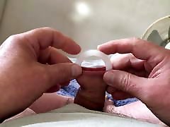Short video, long foreskin - plastic ring