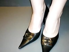 Lady Lee www tube marok cum Black Extreme Shoes.short Video Version