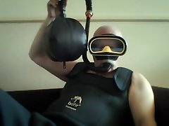 sleeping sex indians mask and snorkel rebreathe in wadersuit