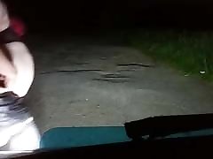 Joland sunny leone tow man tube in public at night