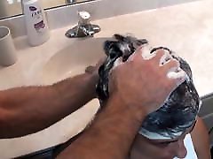 Taboo Hair Washing JOI and Lathered Masturbation