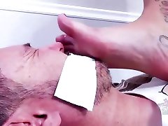 Foot Smelling gloryhole gay straight cock Sweaty Foot