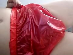 Red Plasticpant
