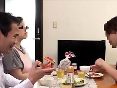 Japanese schoolgirls in mom and son banladesi enjoy one horny guy
