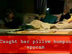 Caught wife pillow humping real sakina gul masturbating