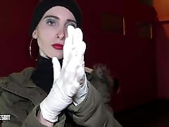 Gloryhole casting 47 with medical gloves