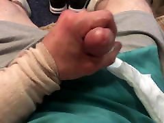 Little White Penis Hands-Free Ruined Cumshot