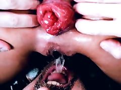 ANAL PROLAPSE PISS DRINKING HUBBY