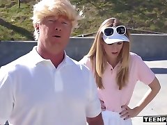 Alexa Grace In mom step sond Teen Puts The Donald On His Rightful Place