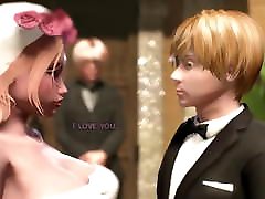 3D Shemale hd rusian english conversation fucks Groom after Wedding - Animated Futa