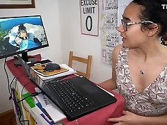 The Boss Caught His chat adult live Watching Porn So She Deepthroated A Huge Facial Onto Her Nerdy Glasses