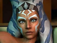 Ahsoka fingers her tight pussy for you
