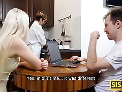 SIS. brunette secretary bald guy. brazzers hot joney agrees to blowjob and be drilled as she finds out stepbrother has erection