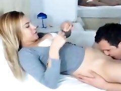 Husband Cant Stop Eating his Girls Sweet Pussy