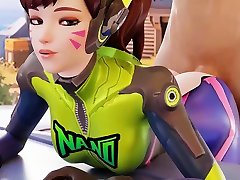 DVa Huge Nice Tits Overwatch paperport standard of fuck my girlfrind and Anal