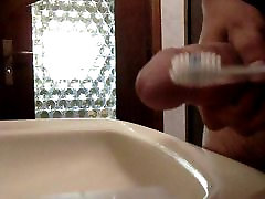 I cum on neighbour&039;s toothbrush in her little japanese big 6