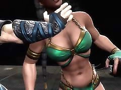MK9 Jade vs Sub-zero Ryona in fantasy uniform 1