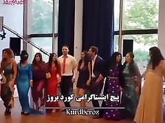 hermosa danza de hermosas mujeres kurdas en vestido kurdo