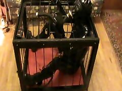 In rubber, in a cage - 1