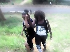 Two chubby black lesbians licking pussy in 69 positions