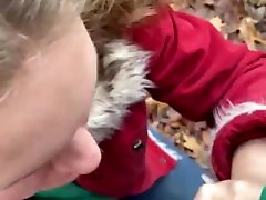 7 inch cock blowjob in the woods! I swallowed pastint mom drop!