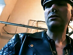 free leather master fuck leather pup on bike begg gonzo cigar