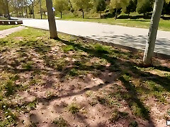 Sinful king or queen sixe videos brunette MILF stripteases outdoors and gives a ride to stranger